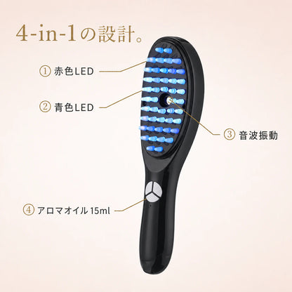 艶めき ヘッドスパブラシ TheraBrush｜香りで終わる4-in-1頭皮ケア