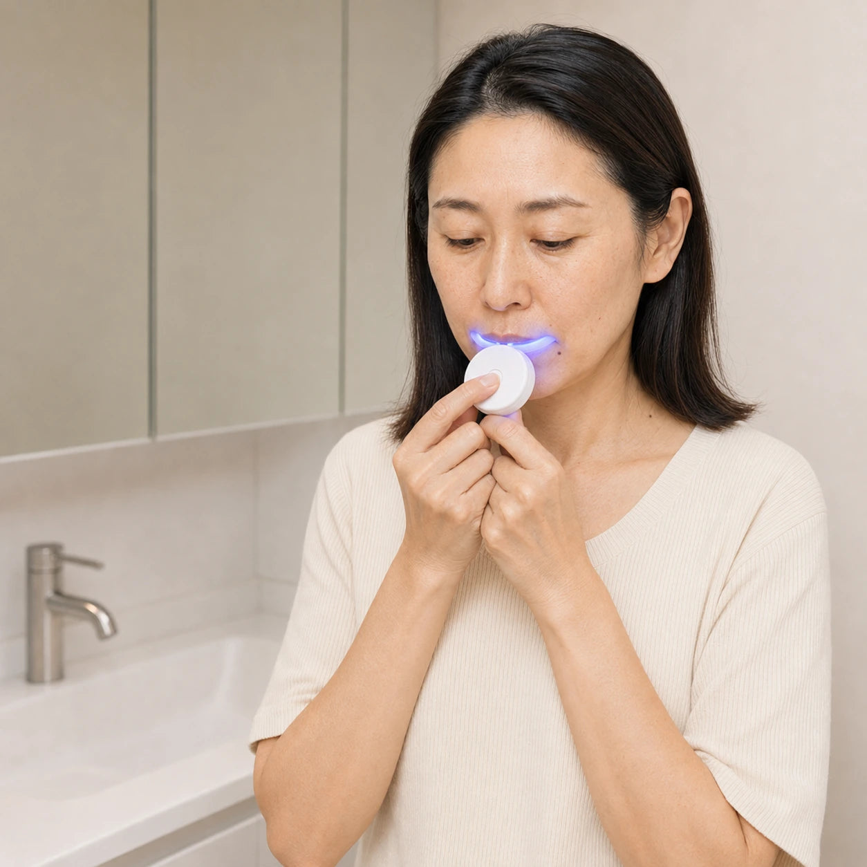 装着して、スイッチを入れる