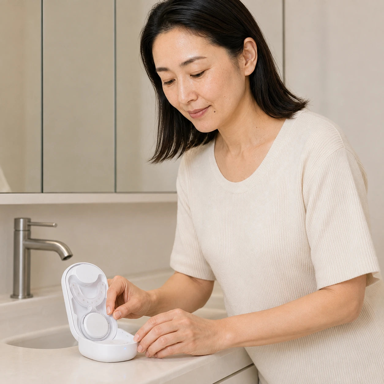 充電して、除菌する