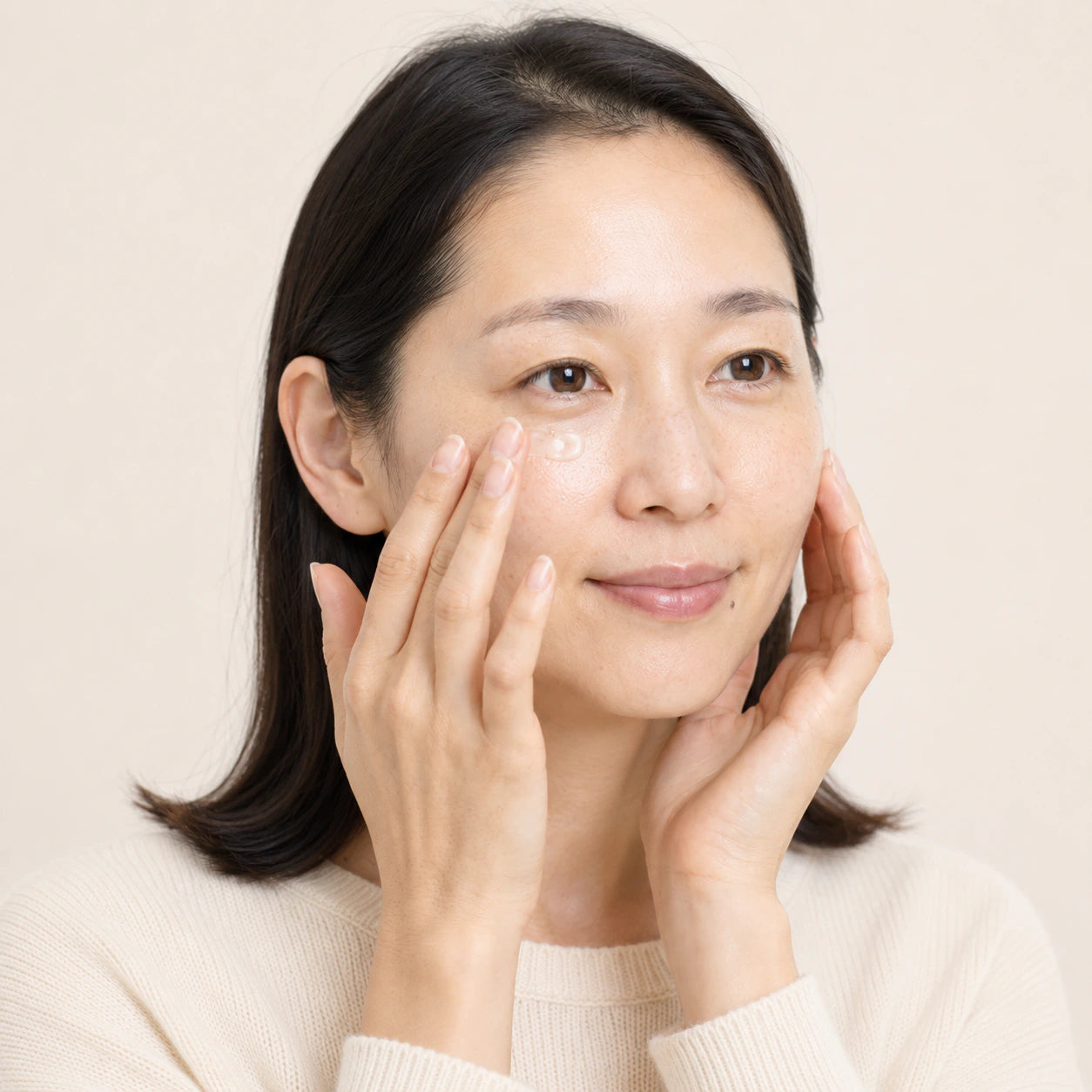 目もとを準備する