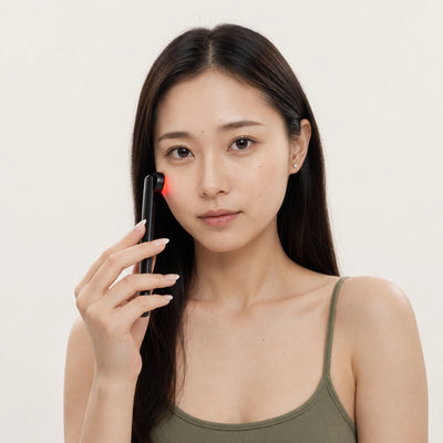 目もとLED・EMS美顔器 — 1台4役のエイジングケアスティック