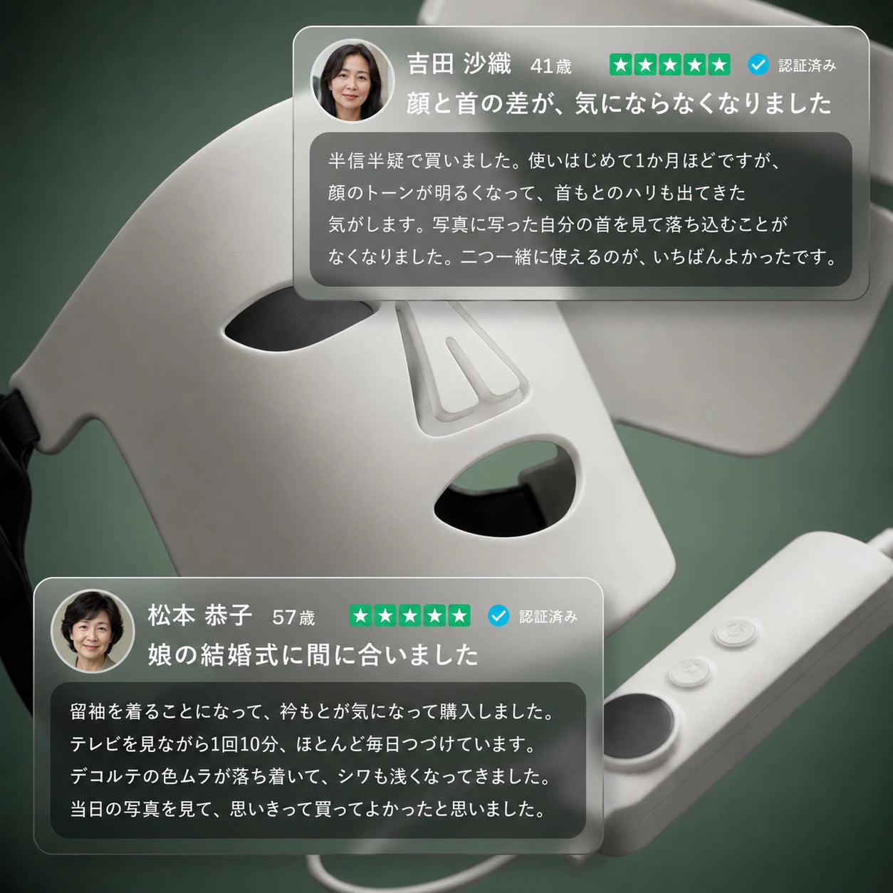 プロ仕様 顔・首・デコルテLEDマスクキット ― 850nm近赤外線テクノロジー